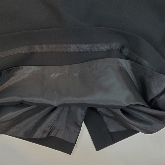 Vintage Apostrophe Black Pencil Skirt Size 14 Womens Career Comfort Stretch - Picture 7 of 7